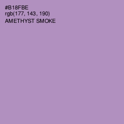 #B18FBE - Amethyst Smoke Color Image